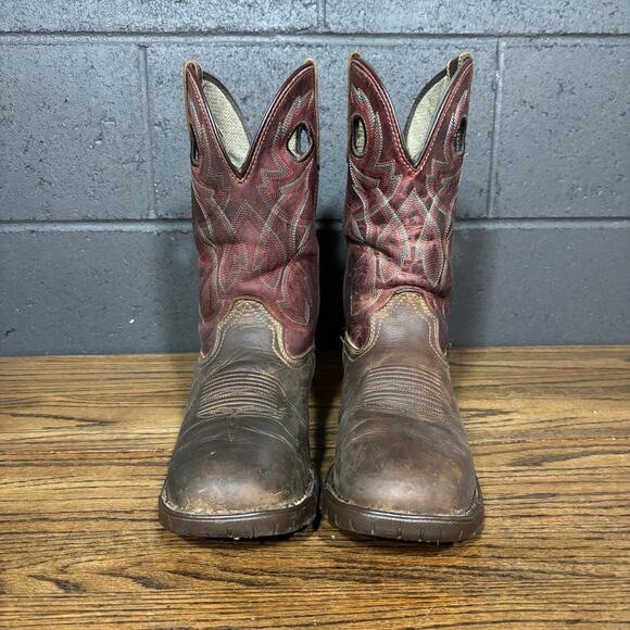 Rocky Men’s Brown Leather Legacy 32 Waterproof Pull On Work Boots 8.5W RKW0316 - Picture 3 of 8